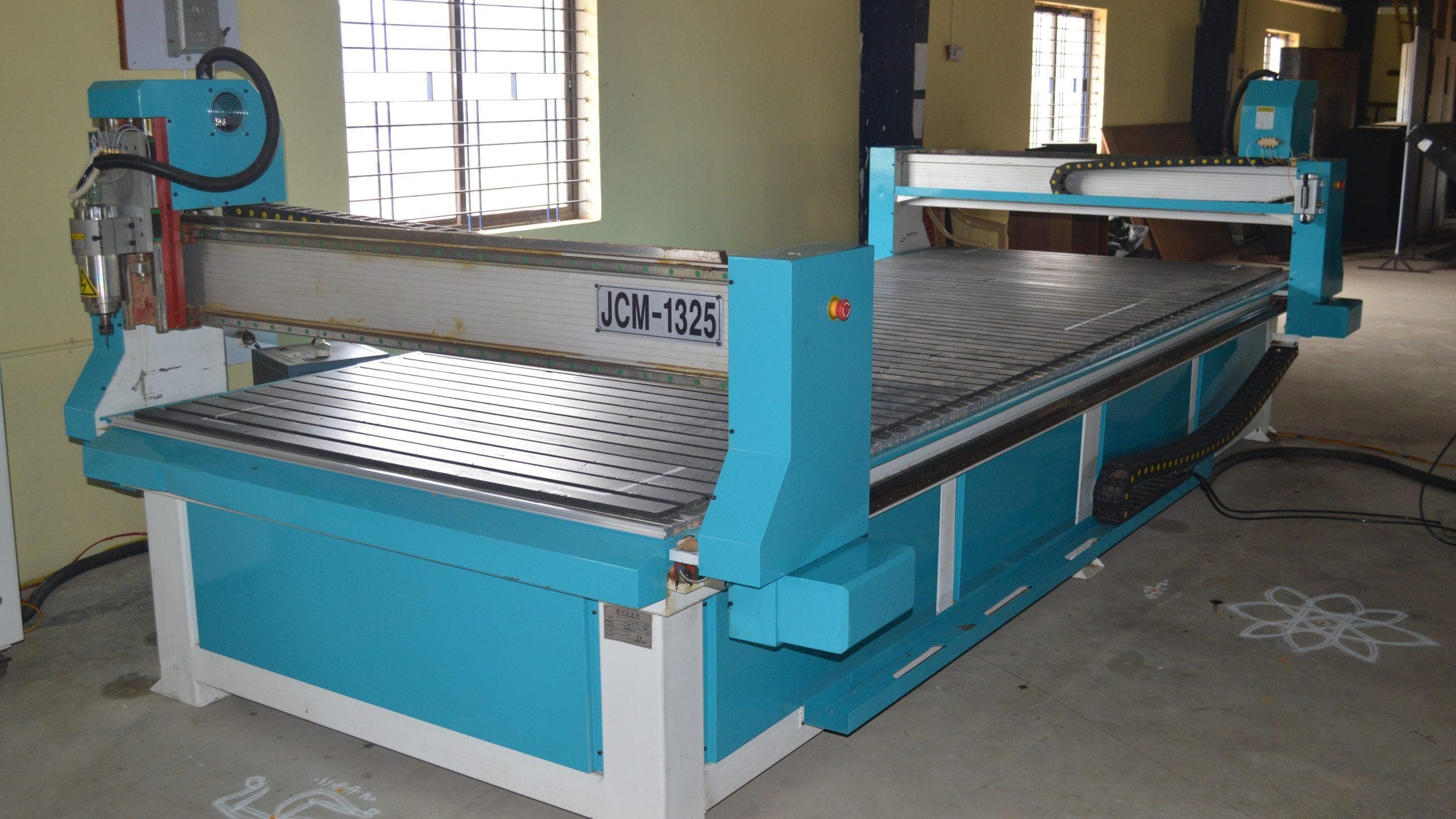 CNC production floor with active quality control checkpoints