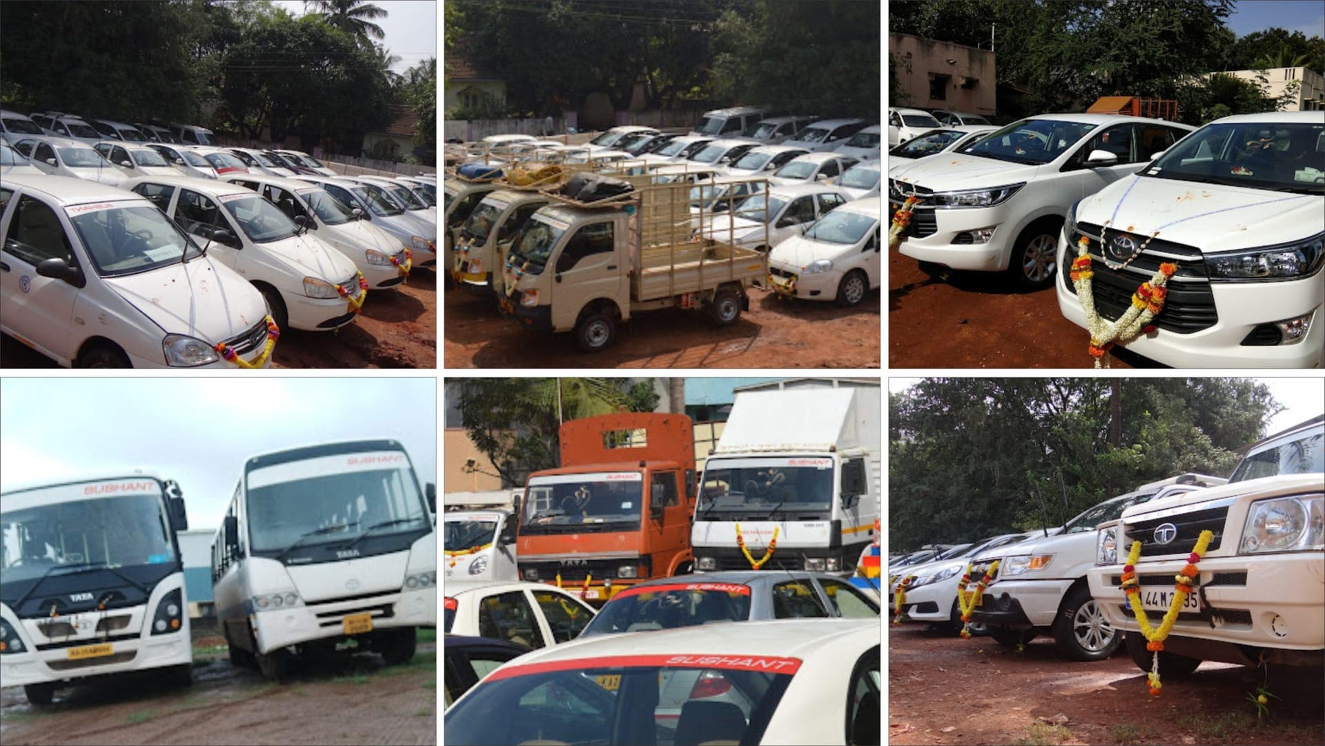 Sushant Travels coach fleet